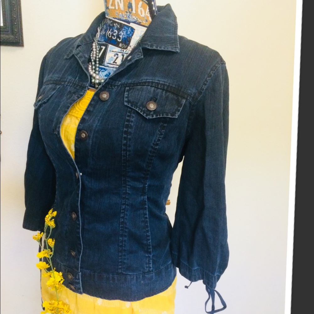 Coldwater creek jean jacket NWOT